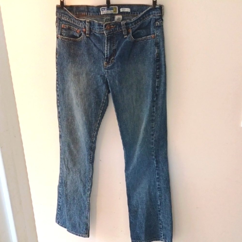 Old Navy Blue Straight Leg Jeans Timeless Style